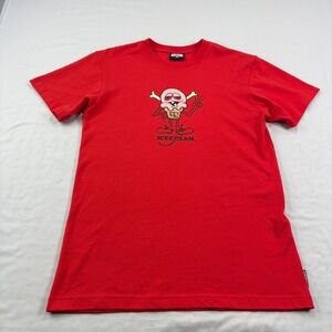 Ice Cream Billionaire Boys Club Shirt Mens Small Red Crew Neck Graphic Tee